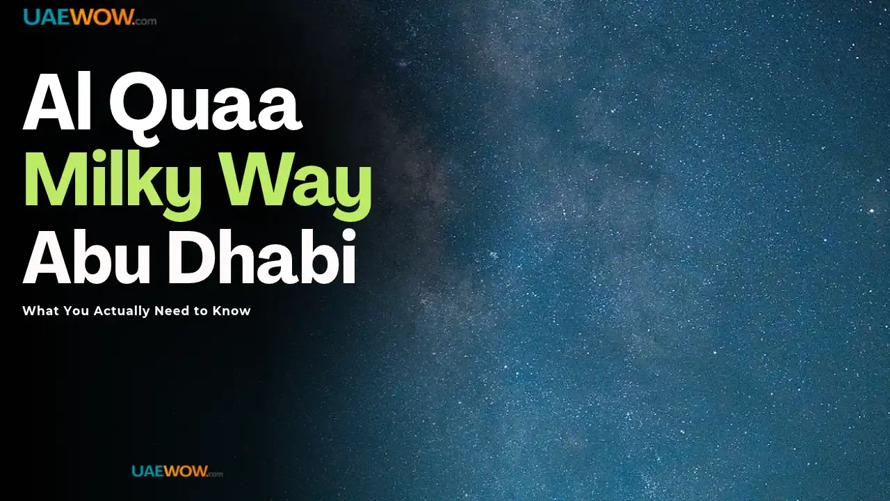 Al Quaa Milky Way Spot — What You Actually Need to Know