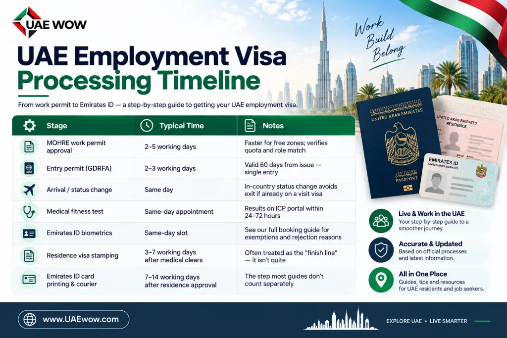 UAE Employment Visa Processing Timeline 